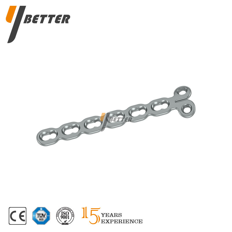 2.5mm雙孔T形鎖定板 I 型